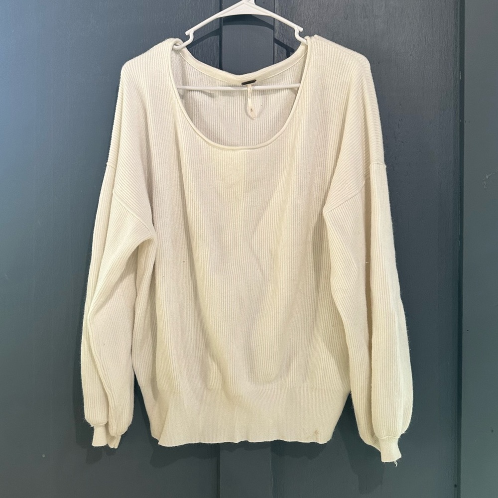 Free People Sweater - White - Medium